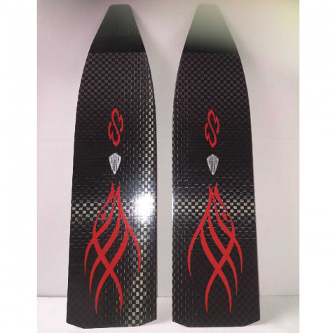 Pair of fins 820B2C5  -  Freediving / Constant weight / Spearfishing - Closed heel footpocket