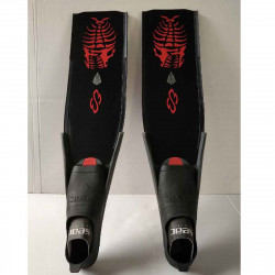 Pair of fins 760B2EG - 43-44 Seac footpockets - Spearfishing/Freediving/Target Shooting