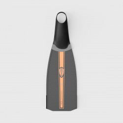 Freediving bifins 640 mm length C8 carbon