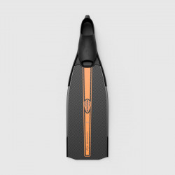 Freediving bifins 640 mm length C8 carbon